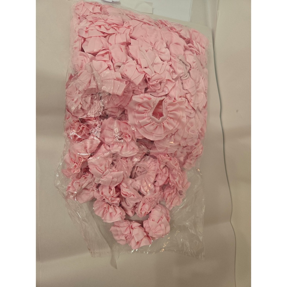 Bag‎ of 100 pink Scrunchies